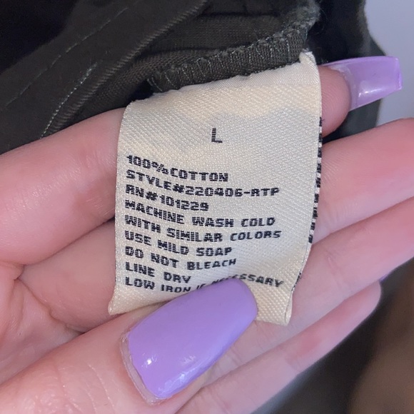 Ashley by 26 International Downtown Army Green Floral Embroidered Vest - Picture 4 of 6